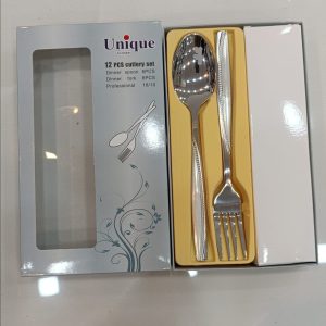 قاشق چنگال یونیک 12 عددی 6*6